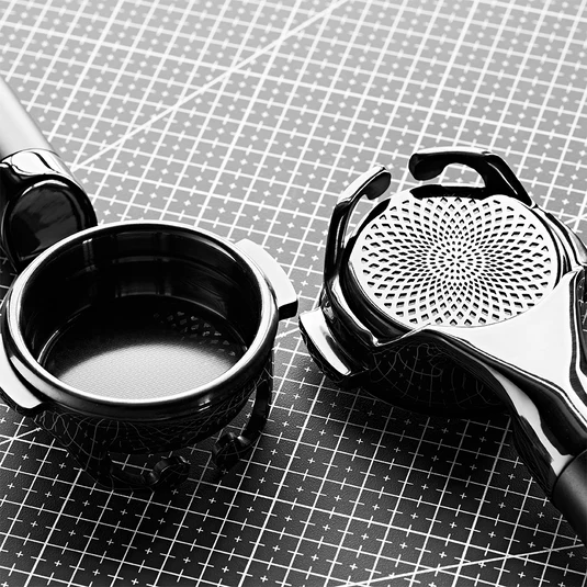 IKAPEFlat-bottomportafilterKKLUO IKAPE Flat-bottom Bottomless Portafilter 58mm