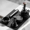 IKAPEFlat-bottomportafiltercoffeetamperset IKAPE Flat-bottom Bottomless Portafilter 58mm