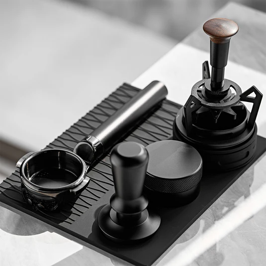 IKAPEFlat-bottomportafiltercoffeetamperset IKAPE Flat-bottom Bottomless Portafilter 58mm