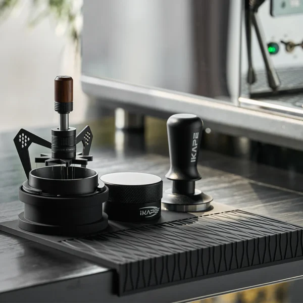 58mmcoffeetamperandothecoffeetoolsinthecoffeebar IKAPE Espresso V3 Calibrated Coffee Tamper