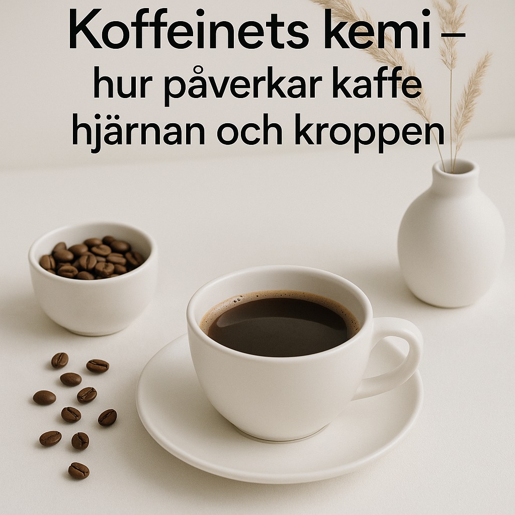 Scandinavian specialty coffee – scandinavian specialty coffee photography, koffeinets kemi – hur påverkar kaffe hjärnan och kroppen, clean minimalistic style, soft light