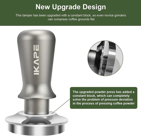 ikape_coffee_tamper_v3_with_constant_block IKAPE Espresso V3 Calibrated Coffee Tamper